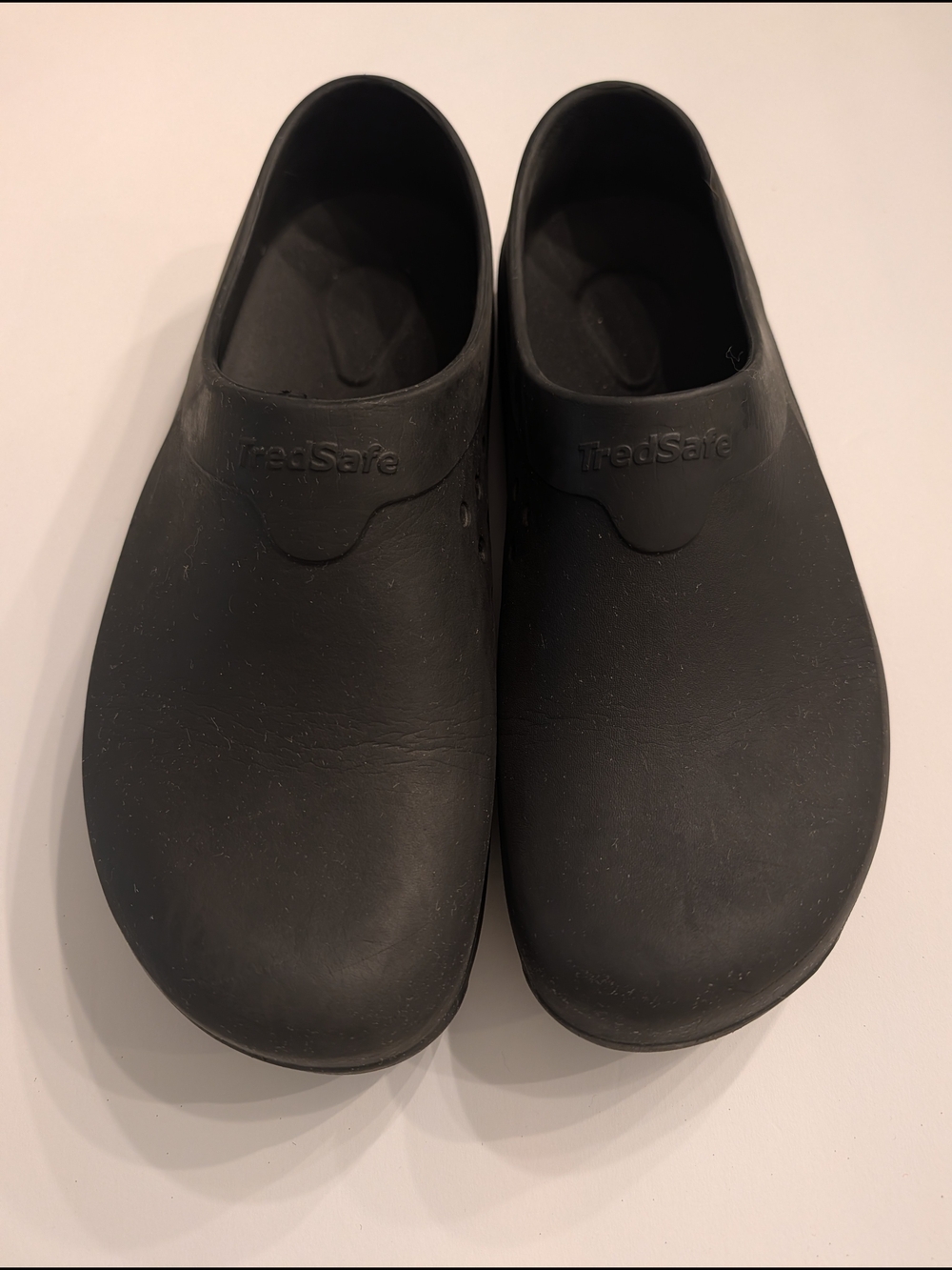 TredSafe Black Slip-Resistant Work Shoe Sole Mens 12